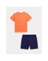 Polo Ralph Lauren Set tricou și pantaloni scurți 320910646001 Portocaliu Regular Fit - Pled.ro