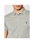 Polo Ralph Lauren Tricou polo 710541705 Gri Slim Fit - Pled.ro