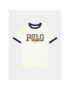 Polo Ralph Lauren Tricou Ringr Mod 323919588001 Alb Regular Fit - Pled.ro