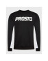 PROSTO. Bluză KLASYK Crewneck Classic XXII 1031 Negru Relaxed Fit - Pled.ro