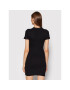 PROSTO. Rochie de zi KLASYK Lovely 4012 Negru Slim Fit - Pled.ro