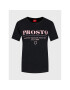 PROSTO. Tricou KLASYK Doji 1293 Negru Regular Fit - Pled.ro