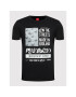 PROSTO. Tricou KLASYK Ots Negru Regular Fit - Pled.ro