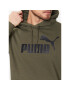 Puma Bluză Essentials Big Logo 586687 Verde Regular Fit - Pled.ro