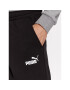 Puma Pantaloni trening Ess Logo 586714 Negru Regular Fit - Pled.ro