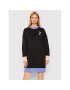 Puma Rochie tricotată Downtown Graphic 530845 Negru Relaxed Fit - Pled.ro