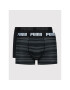 Puma Set 2 perechi de boxeri Everyday 907838 Negru - Pled.ro