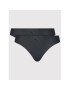 Puma Set 2 perechi de chiloți tanga 935021 Negru - Pled.ro