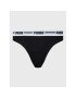 Puma Set 2 perechi de chiloți tanga 907854 Negru - Pled.ro