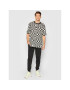 Puma Tricou Downtown Check 531597 Negru Loose Fit - Pled.ro