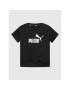 Puma Tricou Essentials+ Logo Knotted 846956 Negru Relaxed Fit - Pled.ro