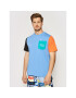 Puma Tricou MR DOODLE Colorblock 530652 Albastru Regular Fit - Pled.ro