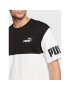 Puma Tricou Power Colorblock 849801 Alb Relaxed Fit - Pled.ro