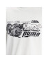 Puma Tricou STAPLE 539935 Écru Regular Fit - Pled.ro