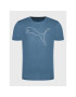 Puma Tricou tehnic Performance Cat 520491 Albastru Regular Fit - Pled.ro