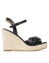 QUAZI Espadrile TS5307-01 Negru - Pled.ro