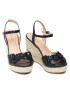 QUAZI Espadrile TS5307-01 Negru - Pled.ro