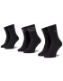 QUAZI Set de 3 perechi de șosete lungi de damă QZ-SOCKS-65-04-WOMAN-001 Negru - Pled.ro