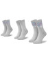 QUAZI Set de 3 perechi de șosete lungi de damă QZ-SOCKS-65-04-WOMAN-006 Gri - Pled.ro