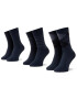 QUAZI Set de 3 perechi de șosete medii unisex QZ-SOCKS-65-04-WOMAN-002 Bleumarin - Pled.ro