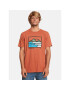 Quiksilver Tricou Landscapelines Tees EQYZT07450 Portocaliu Regular Fit - Pled.ro