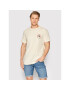 Quiksilver Tricou Simple Script EQYZT06697 Bej Regular Fit - Pled.ro