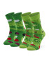 Rainbow Socks Set de 2 perechi de șosete lungi unisex Tasty Salad Socks Box Verde - Pled.ro