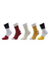 Rainbow Socks Set de 5 perechi de șosete lungi unisex Sushi Box Tuna Colorat - Pled.ro