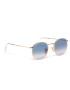 Ray-Ban Ochelari de soare Round Flat Lenses 0RB3447N 001/3F Auriu - Pled.ro