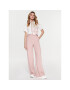 Red Valentino Pantaloni din material 1R0RBG00 Roz Wide Leg - Pled.ro