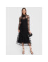 Red Valentino Rochie cocktail 1R0VA22N Negru Regular Fit - Pled.ro