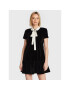 Red Valentino Rochie cocktail 1R3VAEU56JC Negru Relaxed Fit - Pled.ro