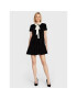 Red Valentino Rochie cocktail 1R3VAEU56JC Negru Relaxed Fit - Pled.ro