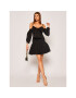 Red Valentino Rochie cocktail TR0VAP500VU Negru Regular Fit - Pled.ro