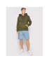 Reebok Bluză Cl Camping Graphic Hoodie GS4194 Verde Relaxed Fit - Pled.ro