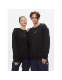 Reebok Bluză Classics Small Vector Crew Sweatshirt HS7145 Negru Regular Fit - Pled.ro