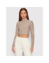 Reebok Bluză cu gât Classics Cozy GS1701 Bej Cropped Fit - Pled.ro