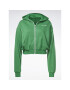 Reebok Bluză Identity French Terry HS4859 Verde Relaxed Fit - Pled.ro