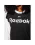 Reebok Bluză Linear Logo GI6926 Negru Oversize - Pled.ro