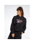 Reebok Bluză Archive Classics Big Logo Fleece HS4718 Negru Oversize - Pled.ro