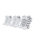 Reebok Set de 3 perechi de șosete medii unisex Cl Fo Ankle Sock 3P GG6674 Alb - Pled.ro