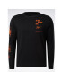 Reebok Longsleeve Basketball All Are Welcome Here T-Shirt HM6240 Negru Relaxed Fit - Pled.ro