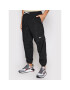 Reebok Pantaloni din material Myt Woven GT5785 Negru Relaxed Fit - Pled.ro