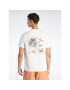 Reebok Tricou Basketball Court Top T-Shirt HN5804 Alb Relaxed Fit - Pled.ro