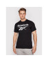 Reebok Tricou Graphic Series Stacked FP9150 Negru Slim Fit - Pled.ro