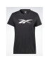 Reebok Tricou Training Essentials Vector Graphic HT6187 Negru Regular Fit - Pled.ro