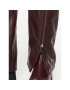 Remain Pandaloni de piele Leather Zipper RM2053 Vișiniu Straight Fit - Pled.ro