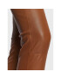 Remain Pandaloni de piele Snipe Leggings Leather RM1508 Maro Slim Fit - Pled.ro