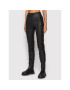 Remain Pandaloni de piele Snipe RM774 Negru Slim Fit - Pled.ro