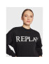 Replay Bluză W3586N.000.22890P Negru Oversize - Pled.ro